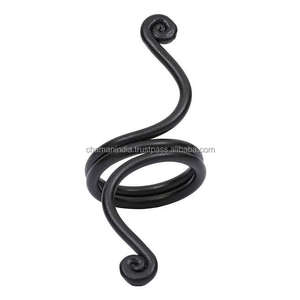 Rond de serviette torsadé en métal, Rond de serviette en fer forgé - Product Image 1