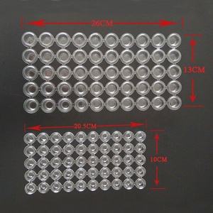 Tattoo Phụ Kiện Cung Cấp Dùng Một Lần Nhựa Tattoo Ink Cups Microblading Pigment Cup/Cap Dụng Cụ Trang Điểm Vĩnh Viễn Keo/Ink Holder - Product Image 3