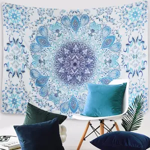 Indiano Mandala arazzo appeso a parete fiore psichedelico per dormitorio decorazione per la casa fatto a mano parete arte arazzo