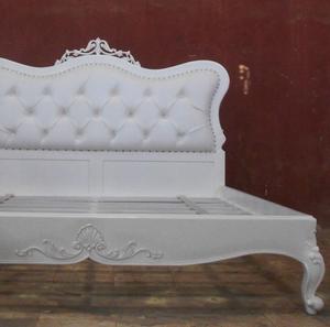 Juego de muebles de dormitorio-Queen Modern Classic Tallada Muebles de cama Estilo francés - Product Image 2