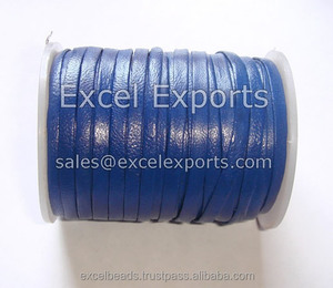 Cordones de cuero para la fabricación de joyas Oro Negro Azul Blanco Rosa Púrpura Cuentas de vidrio Cuentas sueltas Tamaños 1mm 2mm 3mm 4mm 8mm - Product Image 4