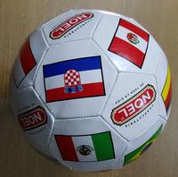 Balón de Fútbol Promocional con Bandera - Certificado ISO 9001, Cámara de Látex, Tamaño y Color Personalizables, Cosido a Máquina, Material PVC/TPU/PU Ahira