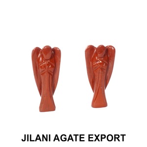 Venta al por mayor 2 pulgadas Jilani estilo bolsillo ángeles turquesa piedra preciosa tallada Ángel decoración Feng Shui artesanías de piedra semipreciosa - Product Image 5