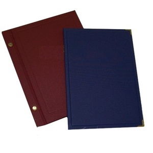 Cubierta de cuero para tarjeta de menú, cubierta de cuero para menú de restaurante y Bar - Product Image 1