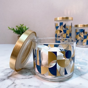 [Holar] Gold และ Blue พิมพ์ห้องครัวภาชนะเก็บอาหาร - Product Image 3