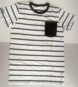 Tre Oem Vòng Cổ Ringer T-Shirt Nhà Máy Bán Tirupur Ấn Độ Đồng Bằng Slub Bông Mens T-shirt Giá Rẻ OEM Tùy Chỉnh Logo - Product Image 6