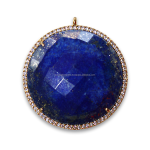 Conector de piedras preciosas de diamante Micro pavé, hallazgos de joyería de plata de ley 925, joyería fina hecha a mano, proveedor mayorista de India - Product Image 5