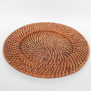 Placas de mimbre de bambú de Color opcional, cargador para decoración de boda, hecho en Vietnam, listo para enviar - Product Image 2