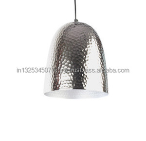 Lampe à suspension martelée en cuivre - Product Image 5