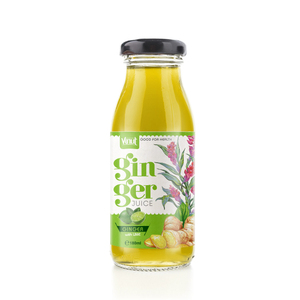   Jus de gingembre et de citron vert naturel en bouteille de verre de 180 ml de Fruit Juice Factory, purée en vrac - Product Image 1