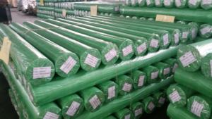 Fabricante superior para 140 GSM PE LONA-LOGOTIPO personalizado COLOR PLATA VERDE-HECHO en VIETNAM-FORMA DE ROLLO-MERCADO DE MYANMAR - Product Image 3