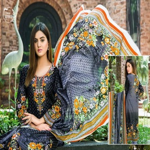 ชุดสนามหญ้าพิมพ์ลายปากีสถาน/ชุดปัญจาบพิมพ์ลาย salwar kameez/ladymade ชุดใน Lahore - Product Image 6