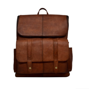 100% Genuine Leather Brown Color Bag Handmade Stylish <b>Women</b> Backpack Bag Gift For Her Business Travel Backpack <b>Rucksack</b> For Work - Product Image 1