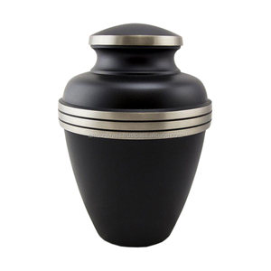 โกศใส่เถ้ากระดูกแบบคลาสสิกทำจากอะลูมิเนียมดีไซน์เรียบง่ายสลักด้วยมือใส่เถ้ากระดูก - Product Image 4