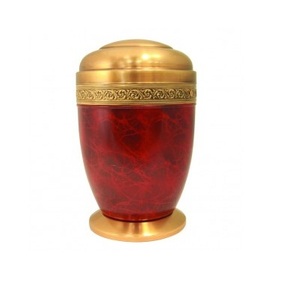 Urne de crémation en métal personnalisée faite à la main souvenir en laiton de haute qualité pour les cendres pour les fournitures funéraires - Product Image 2