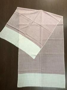 Chal de Pashmina de estilo moderno con logotipo personalizable, bufanda de lana de Cachemira de uso diario de invierno, chales tradicionales europeos con estampado teñido de hilo - Product Image 3