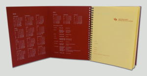 พิมพ์หนังสือปกแข็งแบบสันห่วงคุณภาพสูง กระดาษอาร์ตเคลือบออฟเซ็ต กระดาษคราฟท์ สำหรับธุรกิจ พิมพ์โลโก้ตามสั่ง - Product Image 6