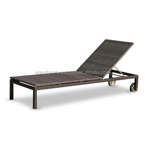 Tumbona atlatik de playa, patio, ratán, piscina, estilo ocio - Product Image 1