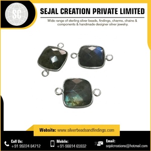 สเตอร์ลิงเงินขอบพลอยเชื่อมต่อเครื่องประดับการค้นพบและส่วนประกอบ - Product Image 5