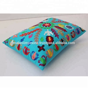 Housses de coussin décoratives brodées en coton indien, imprimées, jetables, pour hôtels et hôpitaux, style Noël - Product Image 4