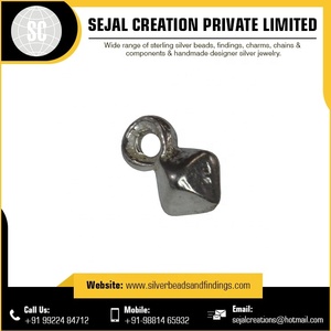 Abalorio de cubo de plata de ley, el precio más bajo - Product Image 2