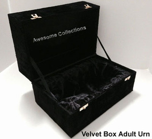 Boîte en velours pour urnes de crémation Boîte de maintien d'urne de haute qualité fabriquée à la main pour urnes de crémation Vente chaude - Product Image 1