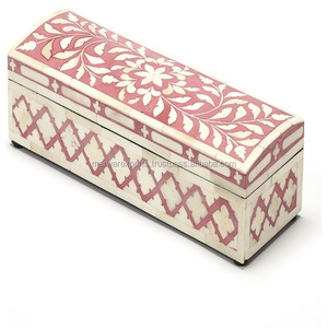 Gabinete de madera moderno hecho a mano para dormitorio consola con incrustaciones de hueso tradicional caja decorativa para el hogar muebles de sala de estar uso - Product Image 5