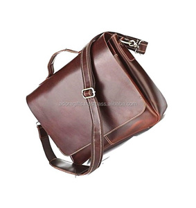 Genuine <b>Brown</b> <b>Leather</b> <b>Laptop</b> Messenger <b>Bag</b> Pure <b>Leather</b> Elegant <b>Brown</b> <b>Laptop</b> Covers - Product Image 1