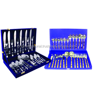 Diwali présente un ensemble de couverts classiques en acier inoxydable écologique couverts en métal en gros - Product Image 1