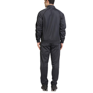 Trajes de sudor personalizados Diseño de rayas de alta calidad Ropa de entrenamiento y jogging Casual Invierno Cremallera Deportes Algodón Hombre Chándales - Product Image 4