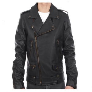 Urban Edge Classic Leather Jacket Coat Hombres PU Ligero Rider Prendas de abrigo para la temporada de primavera y City Street Fashion - Product Image 1