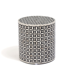 ม้านั่งไม้เนื้อแข็งสไตล์โบราณ ME-I-61ทันสมัยหรูหราฝังกระดูกมาร์วาร์ตู้ห้องครัวห้องนั่งเล่น - Product Image 4