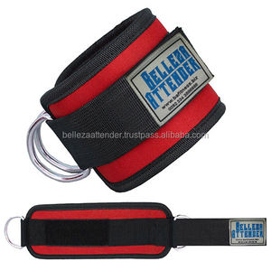 Correa de cable de tobillo de neopreno para levantamiento de pesas, equipo de gimnasio con anillo en D para muslo, pierna, polea, entrenamiento, equipo de ejercicio físico - Product Image 5