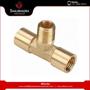 Vente en gros de raccords à compression en T en laiton de 13mm Quincaillerie de plomberie à prix compétitif - Product Image 3