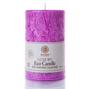 Velas de Pilar de Cera de Palma 100% Ecológicas y Orgánicas Modernas, Diseño Elegante para Decoración del Hogar - Product Image 1