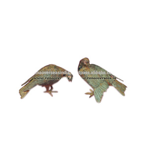 Paire de figurines en métal et laiton, 2 pièces, décor pour hôtel, salon, Restaurant, café et bureau - Product Image 2