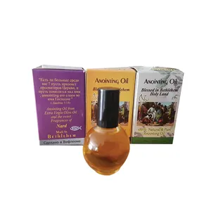 anointing oil blessed from Jerusalem,with gift box/myrrh,rose,nard,musk smells