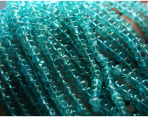 Apatite naturelle perles de quartz à facettes bleu et noir 4mm 6mm 8mm tailles pour la fabrication de bijoux brin de perles en vrac - Product Image 2