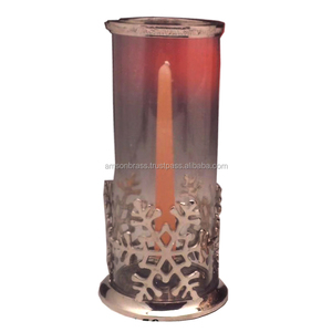 Designer Metal And <b>Glass</b> Traditional Lamp - Product Image 1