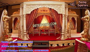 India Ceremonial Devdas Mandap Templo DEL SUR DE LA India Estilo Mandap Mejor Durable Boda Devdas Mandaps Fabricante Australia - Product Image 2