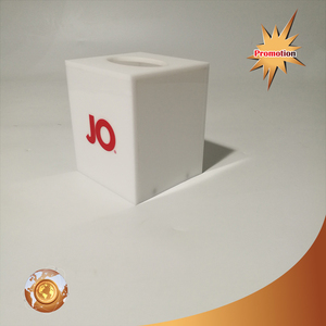 Caja de pañuelos de acrílico, caja de pañuelos con logotipo, soporte para toallas de papel de encimera, caja de pañuelos de acrílico/servilletero - Product Image 6