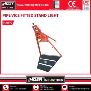 High Quality SG Cast Iron Heavy Duty Pipe Vice Industrial DIY Pipe <b>Vise</b> Light Fitted Stand Best Price OEM/ODM Customized Support - Product Image 4