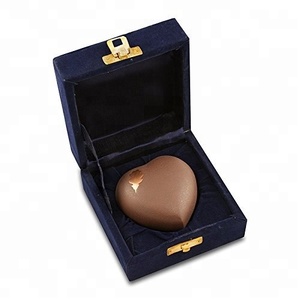 Urna Funeraria de Metal Estilo Americano con Terciopelo para Guardar Recuerdos de Corazón / Artículos Funerarios - Product Image 2