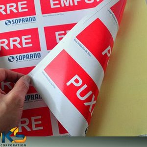 Custom Double Side <b>Glass</b> Door <b>Stickers</b> Double Side Reversed Printed <b>Glass</b> Window Vinyl <b>Stickers</b> - Product Image 5