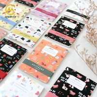 Carnet de composition scolaire promotionnel à couverture souple, reliure agrafée, pages vierges, personnalisable