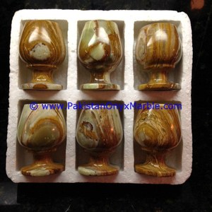 Ensemble de verres à liqueur en onyx naturel pur pakistanais, mini verres, gobelets, multi-brun - Product Image 5