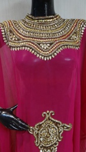 Kaftan más Dubai ropa islámica en bordados Kaftan caftán estilo - Product Image 6