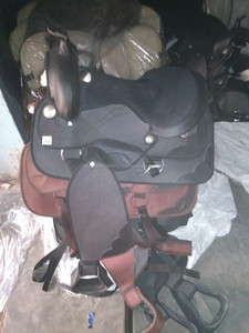 WANT TO Selle synthétique occidentale double places avec kit selle de spectacle western EN DOLLAR 45 - Product Image 5