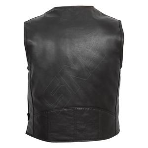 แจ็คเก็ตไบค์เกอร์หนังแท้สำหรับทุกเพศ, แจ็คเก็ตไบค์เกอร์มีกระดุมปิด - Product Image 5