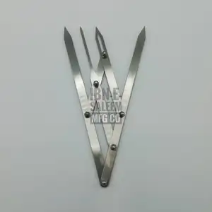 4 Prong Calipers Silver Micoblading Eyebrow Divider /Eyebrow Divider